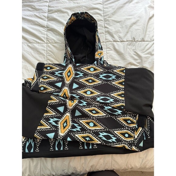 Neff Mens Tribal Softshell Jacket Extra Large Black - Picture 5 of 10